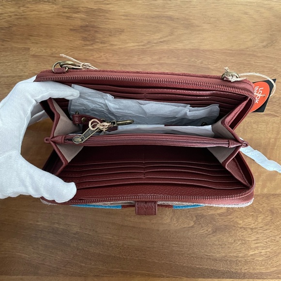 The Sak Multicolor Suede Clutch - Picture 4 of 5